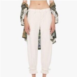 MOTHER Carolyn Murphy THE ANKLE SLAPPER PANTS Sz 30 100% Cotton NWT
